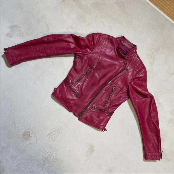 Vintage Donna Karan double rider's moto jacket - Picture 5 of 10